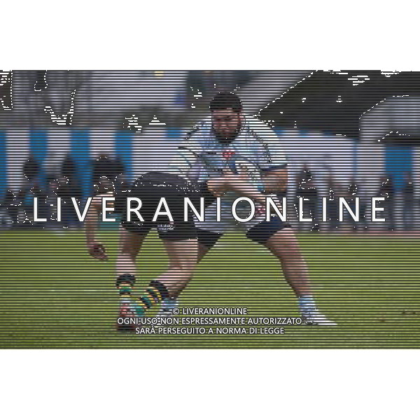 Benjamin TAMEFUNA - 12.12.2015 - Racing 92 / Northampton - European Rugby Champions Cup Photo : Nolwenn Le Gouic / Icon Sport/ AGENZIA ALDO LIVERANI SAS - ITALY ONLY EDITORIAL USE ONLY