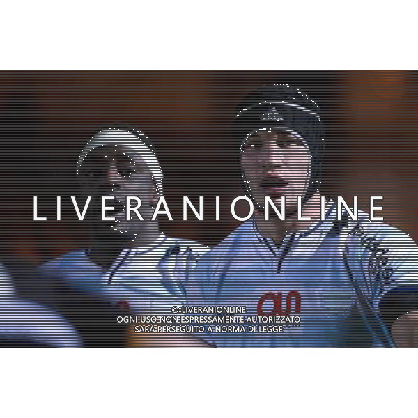 Wenceslas LAURET / Yannick NYANGA - 12.12.2015 - Racing 92 / Northampton - European Rugby Champions Cup Photo : Nolwenn Le Gouic / Icon Sport/ AGENZIA ALDO LIVERANI SAS - ITALY ONLY EDITORIAL USE ONLY