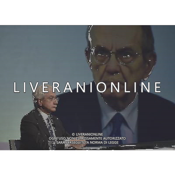 Roma - 13.12.2015 - Studi Rai Teulada - Trasmissione TV \' In Mezzora \' - nella foto: Salvatore Rossi Direttore Generale di Bankitalia / Ph Corradetti - AG. Aldo LiveraniSalvatore Rossi banchiere ed economista italiano. Direttore generale della Banca d\'Italia e presidente dell\'Istituto per la vigilanza sulle assicurazioni - ospite della trasmissione televisiva \'in1/2h\' - Roma 13 dicembre 2015 / AGENZIA ALDO LIVERANI SAS - ITALY ONLY EDITORIAL USE ONLY