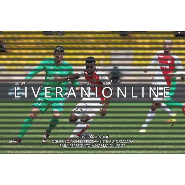 Thomas LEMAR / Romain HAMOUMA - 13.12.2015 - Monaco / Saint Etienne - 18eme journee de Ligue 1 Photo : Jean Christophe Magnenet / Icon Sport AG ALDO LIVERANI SAS ONLY ITALY