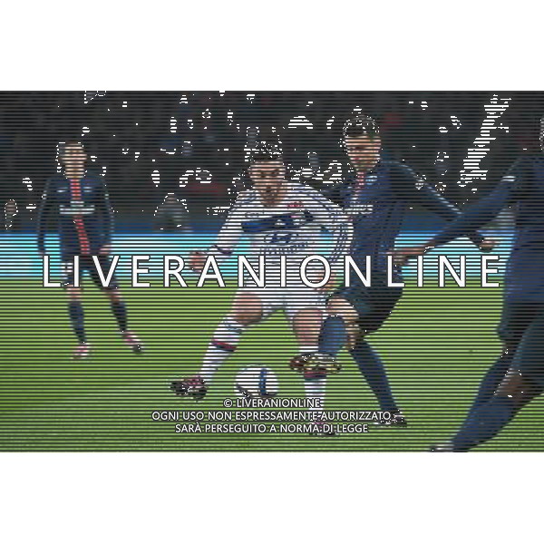 Jordan FERRI / Thiago MOTTA - 13.12.2015 - PSG / Lyon - 18eme journee Ligue 1 Photo : Nolwenn Le Gouic / Icon Sport AG ALDO LIVERANI SAS ONLY ITALY