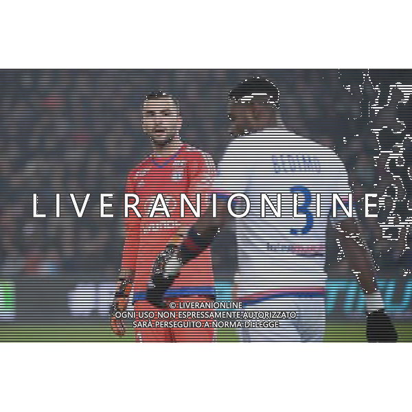 Henri BEDIMO / Anthony LOPES - 13.12.2015 - PSG / Lyon - 18eme journee Ligue 1 Photo : Nolwenn Le Gouic / Icon Sport AG ALDO LIVERANI SAS ONLY ITALY