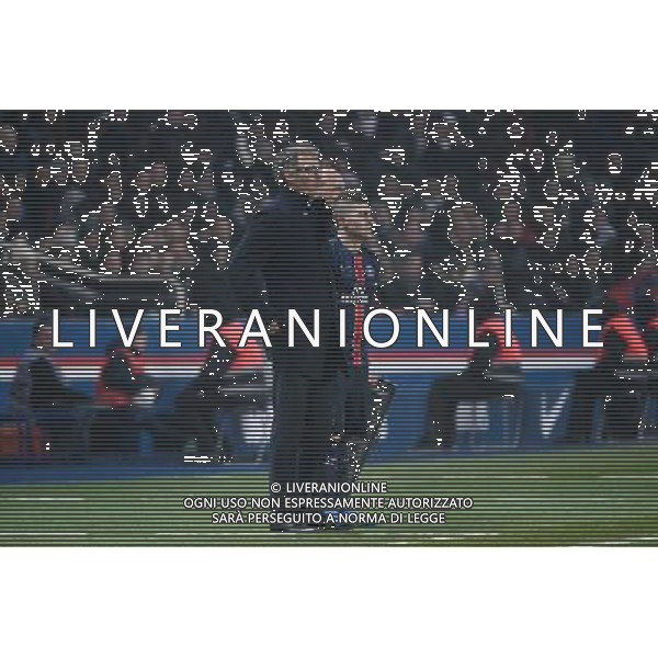 Marco VERRATTI / Laurent BLANC - 13.12.2015 - PSG / Lyon - 18eme journee Ligue 1 Photo : Nolwenn Le Gouic / Icon Sport AG ALDO LIVERANI SAS ONLY ITALY