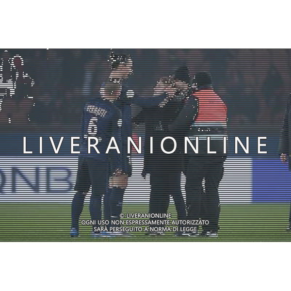 Zlatan IBRAHIMOVIC - streaker - 13.12.2015 - PSG / Lyon - 18eme journee Ligue 1 Photo : Nolwenn Le Gouic / Icon Sport AG ALDO LIVERANI SAS ONLY ITALY