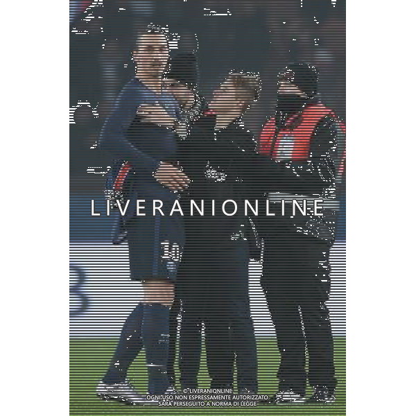 Zlatan IBRAHIMOVIC - streaker - 13.12.2015 - PSG / Lyon - 18eme journee Ligue 1 Photo : Nolwenn Le Gouic / Icon Sport AG ALDO LIVERANI SAS ONLY ITALY