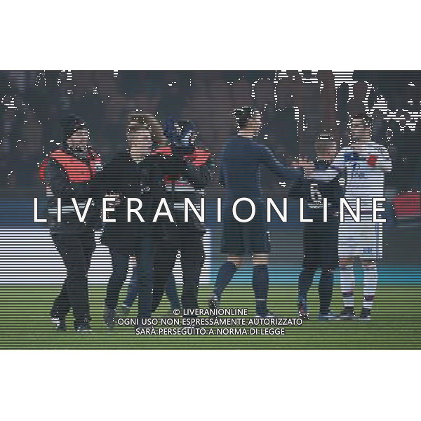 Zlatan IBRAHIMOVIC - streaker - 13.12.2015 - PSG / Lyon - 18eme journee Ligue 1 Photo : Nolwenn Le Gouic / Icon Sport AG ALDO LIVERANI SAS ONLY ITALY