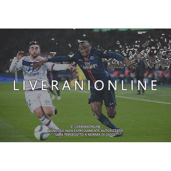 Jordan FERRI / Blaise MATUIDI - 13.12.2015 - PSG / Lyon - 18eme journee Ligue 1 Photo : Nolwenn Le Gouic / Icon Sport AG ALDO LIVERANI SAS ONLY ITALY
