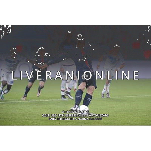 Goal Zlatan IBRAHIMOVIC - 13.12.2015 - PSG / Lyon - 18eme journee Ligue 1 Photo : Nolwenn Le Gouic / Icon Sport AG ALDO LIVERANI SAS ONLY ITALY