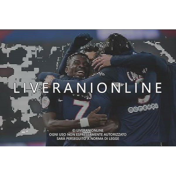 joie Serge AURIER - 13.12.2015 - PSG / Lyon - 18eme journee Ligue 1 Photo : Nolwenn Le Gouic / Icon Sport AG ALDO LIVERANI SAS ONLY ITALY