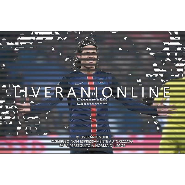 Edinson CAVANI - 13.12.2015 - PSG / Lyon - 18eme journee Ligue 1 Photo : Nolwenn Le Gouic / Icon Sport AG ALDO LIVERANI SAS ONLY ITALY