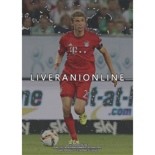 firo Fu§ball, Fussball, 01.08.2015 Supercup Finale 2015/2016 VfL Wolfsburg - FCB FC Bayern MŸnchen Muenchen 6:5 n.E. nach Elfmeterschie§en FCB Thomas MŸller Mueller, Einzelaktion $worldrights Es gelten unsere AGB, einsehbar auf www.firosportphoto.de copyright by firo sportphoto: Coesfelder Stra§e 207 48249 DŸlmen Duelmen www.firosportphoto.de mail@firosportphoto.de (V o l k s b a n k B o c h u m - W i t t e n ) BLZ.: 430 601 29 Kt. Nr.: 341 117 100 Tel:Ê 0209 - 9304402 Fax:Ê 0209 - 9304443 AG ALDO LIVERANI SAS