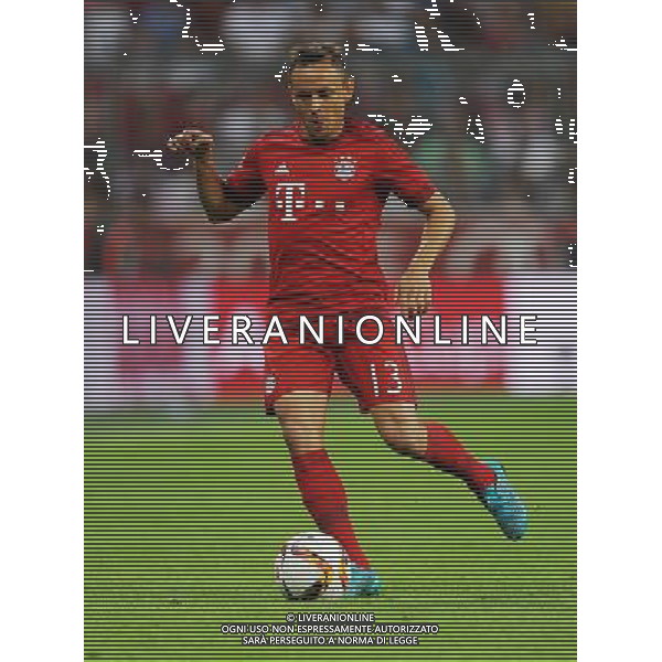 firo Fu§ball,Fussball, 04.08.2015 1. Bundesliga Saison 2015/2016 Testspiel, Vorbereitungsspiel, Audi Cup 2015, 2. Halbfinale, FC Bayern MŸnchen, Muenchen, FCB, AC Mailand, Einzelaktion, Rafinha, Bayern, $worldrightsEs gelten unsere AGB, einsehbar auf www.firosportphoto.de copyright by firo sportphoto: Coesfelder Str.207 48249 DŸlmen www.firosportphoto.de mail@firosportphoto.de (V o l k s b a n k B o c h u m - W i t t e n ) BLZ.: 430 601 29 Kt. Nr.: 341 117 100 Tel:Ê 02594 - 9916004 Fax:Ê02594 - 9916005 AG ALDO LIVERANI SAS