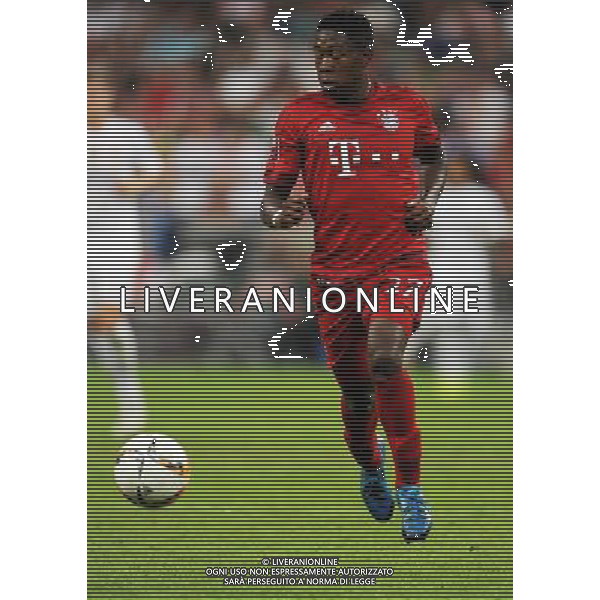 firo Fu§ball,Fussball, 05.08.2015 1. Bundesliga Saison 2015/2016 Testspiel, Vorbereitungsspiel, Audi Cup 2015, Finale, FC Bayern MŸnchen, Muenchen, FCB, - Real Madrid, Einzelaktion, David Alaba, Bayern, $worldrightsEs gelten unsere AGB, einsehbar auf www.firosportphoto.de copyright by firo sportphoto: Coesfelder Str.207 48249 DŸlmen www.firosportphoto.de mail@firosportphoto.de (V o l k s b a n k B o c h u m - W i t t e n ) BLZ.: 430 601 29 Kt. Nr.: 341 117 100 Tel:Ê 02594 - 9916004 Fax:Ê02594 - 9916005 AG ALDO LIVERANI SAS