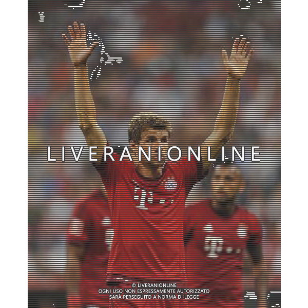 firo Fu§ball,Fussball, 05.08.2015 1. Bundesliga Saison 2015/2016 Testspiel, Vorbereitungsspiel, Audi Cup 2015, Finale, FC Bayern MŸnchen, Muenchen, FCB, - Real Madrid, halbe Figur, Gestik, Thomas MŸller, Mueller, Bayern, $worldrightsEs gelten unsere AGB, einsehbar auf www.firosportphoto.de copyright by firo sportphoto: Coesfelder Str.207 48249 DŸlmen www.firosportphoto.de mail@firosportphoto.de (V o l k s b a n k B o c h u m - W i t t e n ) BLZ.: 430 601 29 Kt. Nr.: 341 117 100 Tel:Ê 02594 - 9916004 Fax:Ê02594 - 9916005 AG ALDO LIVERANI SAS
