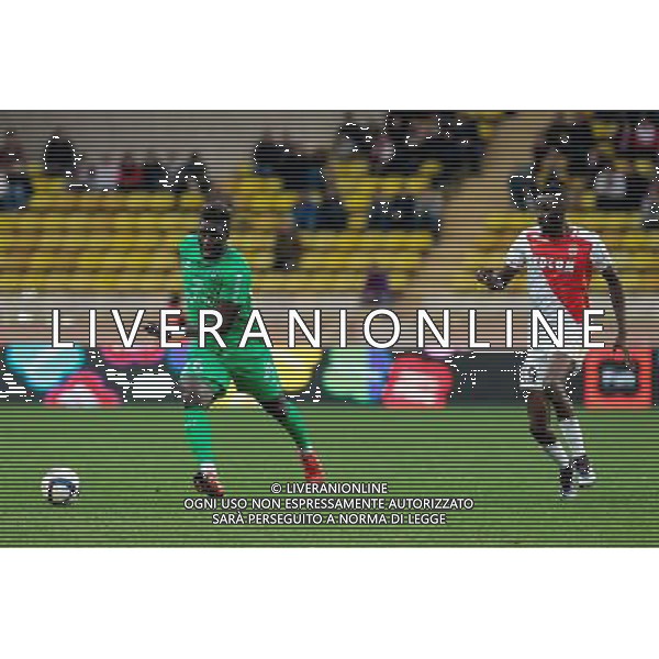 Moustapha SALL - 13.12.2015 - Monaco / Saint Etienne - 18eme journee de Ligue 1 Photo : Jean Christophe Magnenet / Icon Sport/ AGENZIA ALDO LIVERANI SAS - ITALY ONLY EDITORIAL USE ONLY