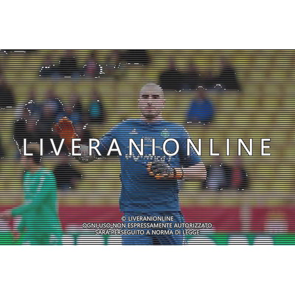 Stephane RUFFIER - 13.12.2015 - Monaco / Saint Etienne - 18eme journee de Ligue 1 Photo : Jean Christophe Magnenet / Icon Sport/ AGENZIA ALDO LIVERANI SAS - ITALY ONLY EDITORIAL USE ONLY