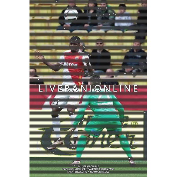 Elderson ECHIEJILE - 13.12.2015 - Monaco / Saint Etienne - 18eme journee de Ligue 1 Photo : Jean Christophe Magnenet / Icon Sport/ AGENZIA ALDO LIVERANI SAS - ITALY ONLY EDITORIAL USE ONLY