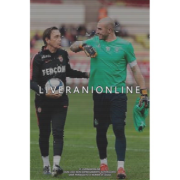 Stephane RUFFIER / Andre AMITRANO - 13.12.2015 - Monaco / Saint Etienne - 18eme journee de Ligue 1 Photo : Jean Christophe Magnenet / Icon Sport/ AGENZIA ALDO LIVERANI SAS - ITALY ONLY EDITORIAL USE ONLY