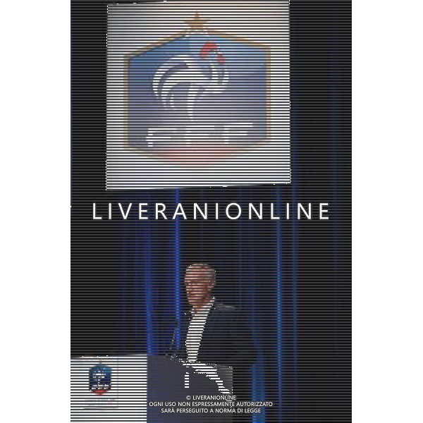 Didier DESCHAMPS - 12.12.2015 - Assemblee federale FFF - Palais des Congres - Paris Photo : Nolwenn Le Gouic / Icon Sport/ AGENZIA ALDO LIVERANI SAS - ITALY ONLY EDITORIAL USE ONLY