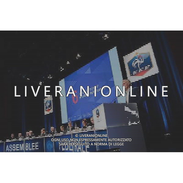 Didier DESCHAMPS - 12.12.2015 - Assemblee federale FFF - Palais des Congres - Paris Photo : Nolwenn Le Gouic / Icon Sport/ AGENZIA ALDO LIVERANI SAS - ITALY ONLY EDITORIAL USE ONLY