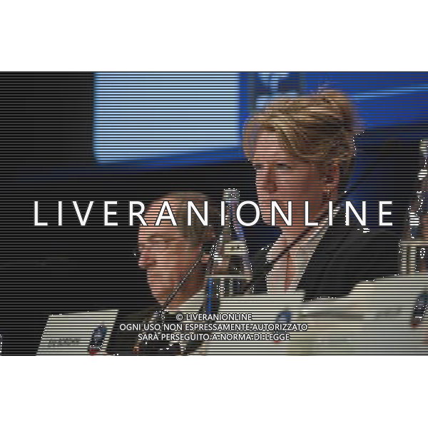 Noel LE GRAET / Brigitte HENRIQUES - 12.12.2015 - Assemblee federale FFF - Palais des Congres - Paris Photo : Nolwenn Le Gouic / Icon Sport/ AGENZIA ALDO LIVERANI SAS - ITALY ONLY EDITORIAL USE ONLY