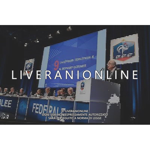 Bernard DESUMER - 12.12.2015 - Assemblee federale FFF - Palais des Congres - Paris Photo : Nolwenn Le Gouic / Icon Sport/ AGENZIA ALDO LIVERANI SAS - ITALY ONLY EDITORIAL USE ONLY