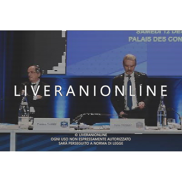 Noel LE GRAET / Frederic THIRIEZ - 12.12.2015 - Assemblee federale FFF - Palais des Congres - Paris Photo : Nolwenn Le Gouic / Icon Sport/ AGENZIA ALDO LIVERANI SAS - ITALY ONLY EDITORIAL USE ONLY
