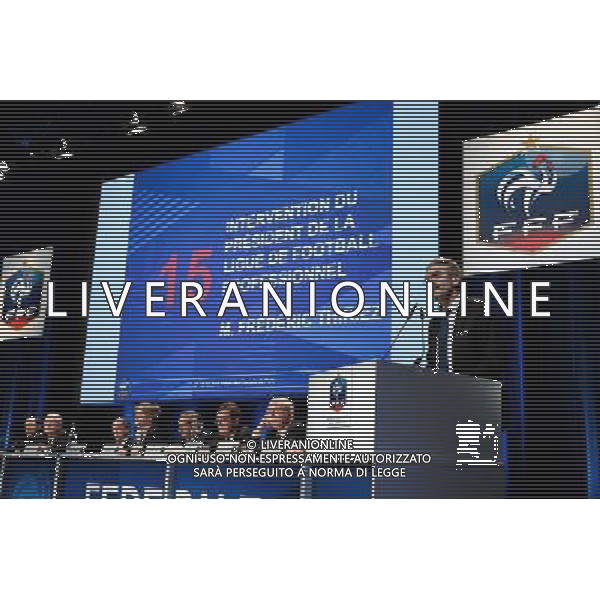 Frederic THIRIEZ - 12.12.2015 - Assemblee federale FFF - Palais des Congres - Paris Photo : Nolwenn Le Gouic / Icon Sport/ AGENZIA ALDO LIVERANI SAS - ITALY ONLY EDITORIAL USE ONLY
