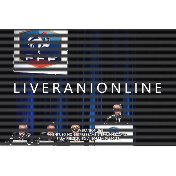Noel LE GRAET - 12.12.2015 - Assemblee federale FFF - Palais des Congres - Paris Photo : Nolwenn Le Gouic / Icon Sport/ AGENZIA ALDO LIVERANI SAS - ITALY ONLY EDITORIAL USE ONLY