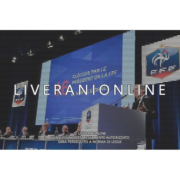 Noel LE GRAET - 12.12.2015 - Assemblee federale FFF - Palais des Congres - Paris Photo : Nolwenn Le Gouic / Icon Sport/ AGENZIA ALDO LIVERANI SAS - ITALY ONLY EDITORIAL USE ONLY