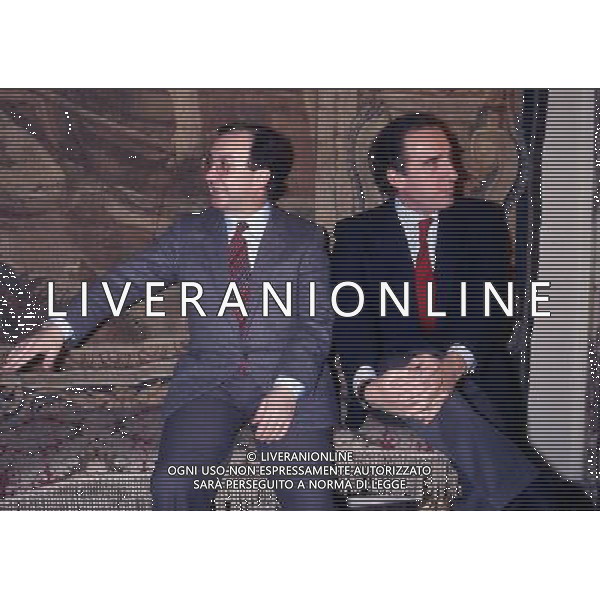 Carlo Tognoli politico e giornalista italiano ( sindaco di Milano dal 1976 al 1986 ) - Retrospettiva nella foto con Paolo Pillitteri nel 1986 ©Archivio /AGENZIA ALDO LIVERANI SAS