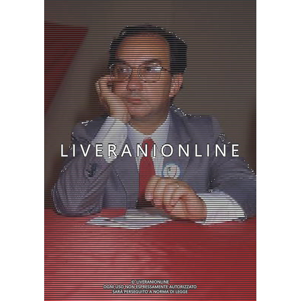 Carlo Tognoli politico e giornalista italiano ( sindaco di Milano dal 1976 al 1986 ) - Retrospettiva nella foto nel 1986 ©Archivio /AGENZIA ALDO LIVERANI SAS