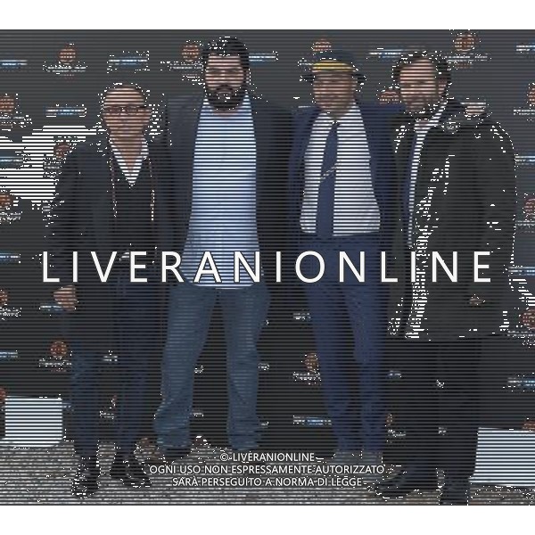 Phtocall per la presentazione di Masterchef Milano - 15.12.2015 Nella Foto:Bruno Barbieri, Carlo Cracco, Joe Bastianich, Antonino Cannavacciuolo /Ph.Vitez-Ag. Aldo Liverani