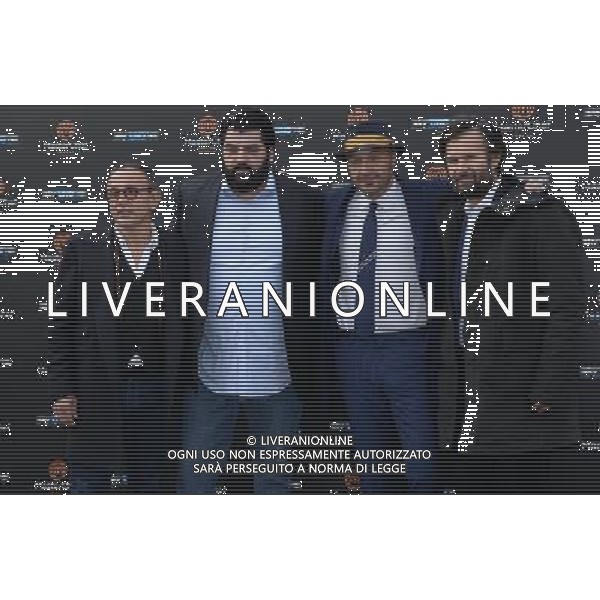 Phtocall per la presentazione di Masterchef Milano - 15.12.2015 Nella Foto:Bruno Barbieri, Carlo Cracco, Joe Bastianich, Antonino Cannavacciuolo /Ph.Vitez-Ag. Aldo Liverani