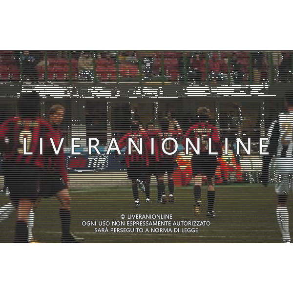 MILANO,26-01-05 DFP/ FOTO GIORGIO RAVEZZANI COPPA ITALIA MILAN-UDINESE: GOAL SERGINHO AG ALDO LIVERANI SAS