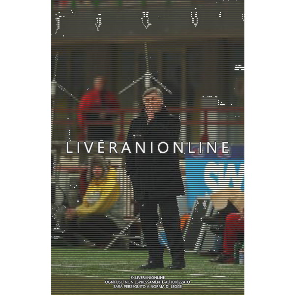 MILANO,26-01-05 DFP/ FOTO GIORGIO RAVEZZANI COPPA ITALIA MILAN-UDINESE: CARLO ANCELOTTI AG ALDO LIVERANI SAS