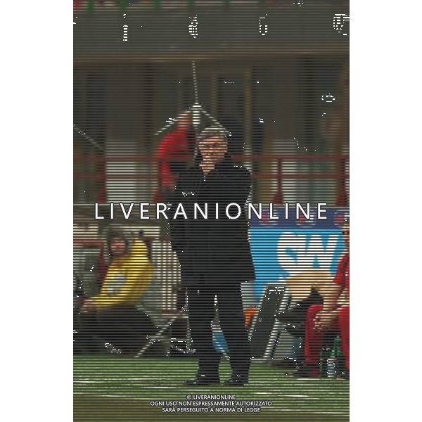 MILANO,26-01-05 DFP/ FOTO GIORGIO RAVEZZANI COPPA ITALIA MILAN-UDINESE: CARLO ANCELOTTI AG ALDO LIVERANI SAS