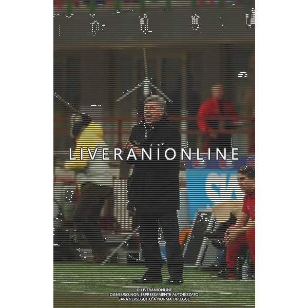 MILANO,26-01-05 DFP/ FOTO GIORGIO RAVEZZANI COPPA ITALIA MILAN-UDINESE: CARLO ANCELOTTI AG ALDO LIVERANI SAS