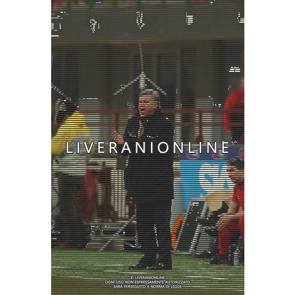 MILANO,26-01-05 DFP/ FOTO GIORGIO RAVEZZANI COPPA ITALIA MILAN-UDINESE: CARLO ANCELOTTI AG ALDO LIVERANI SAS