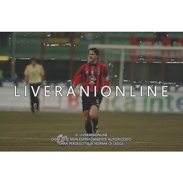 MILANO,26-01-05 DFP/ FOTO GIORGIO RAVEZZANI COPPA ITALIA MILAN-UDINESE: ALESSANDRO COSTACURTA AG ALDO LIVERANI SAS