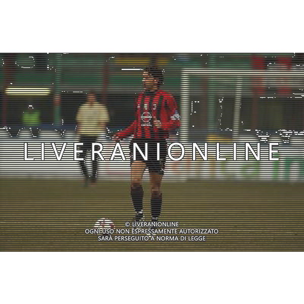 MILANO,26-01-05 DFP/ FOTO GIORGIO RAVEZZANI COPPA ITALIA MILAN-UDINESE: ALESSANDRO COSTACURTA AG ALDO LIVERANI SAS