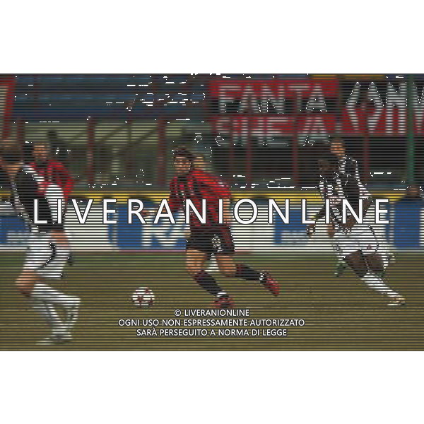 MILANO,26-01-05 DFP/ FOTO GIORGIO RAVEZZANI COPPA ITALIA MILAN-UDINESE: MANUEL RUI COSTA AG ALDO LIVERANI SAS
