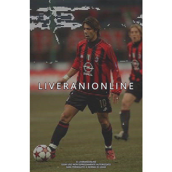 MILANO,26-01-05 DFP/ FOTO GIORGIO RAVEZZANI COPPA ITALIA MILAN-UDINESE: MANUEL RUI COSTA AG ALDO LIVERANI SAS