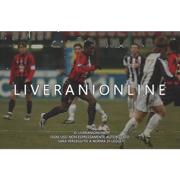 MILANO,26-01-05 DFP/ FOTO GIORGIO RAVEZZANI COPPA ITALIA MILAN-UDINESE: CLARENCE SEEDORF AG ALDO LIVERANI SAS