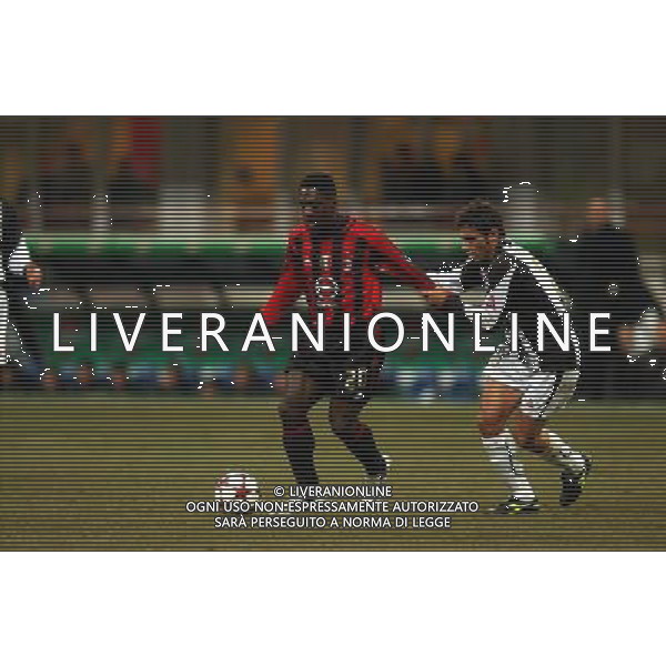 MILANO,26-01-05 DFP/ FOTO GIORGIO RAVEZZANI COPPA ITALIA MILAN-UDINESE: CLARENCE SEEDORF AG ALDO LIVERANI SAS