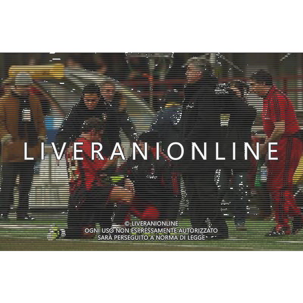MILANO,26-01-05 DFP/ FOTO GIORGIO RAVEZZANI COPPA ITALIA MILAN-UDINESE: CRISTIAN BROCCHI AG ALDO LIVERANI SAS