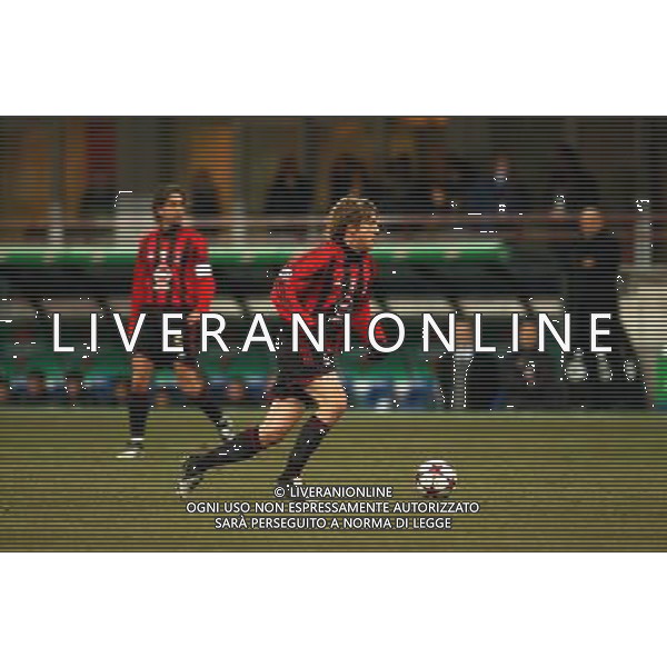 MILANO,26-01-05 DFP/ FOTO GIORGIO RAVEZZANI COPPA ITALIA MILAN-UDINESE: MASSIMO AMBROSINI AG ALDO LIVERANI SAS