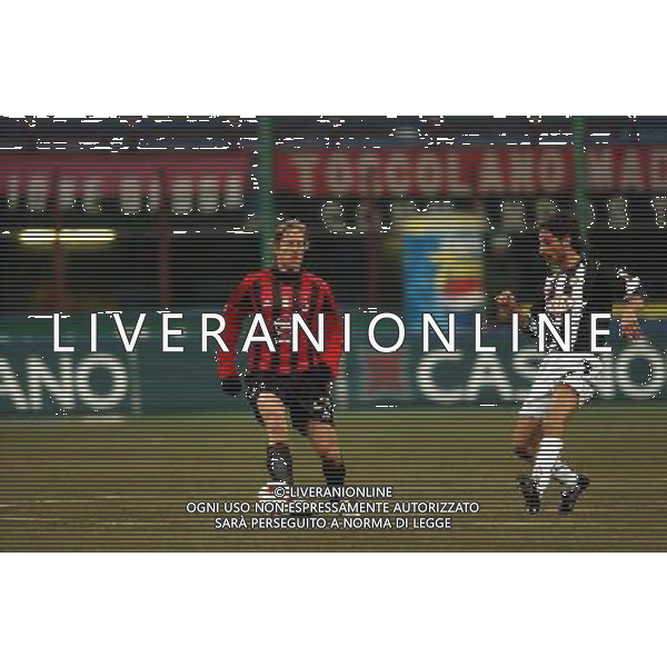 MILANO,26-01-05 DFP/ FOTO GIORGIO RAVEZZANI COPPA ITALIA MILAN-UDINESE: MASSIMO AMBROSINI AG ALDO LIVERANI SAS