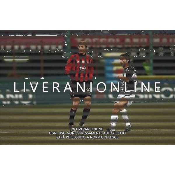 MILANO,26-01-05 DFP/ FOTO GIORGIO RAVEZZANI COPPA ITALIA MILAN-UDINESE: MASSIMO AMBROSINI AG ALDO LIVERANI SAS