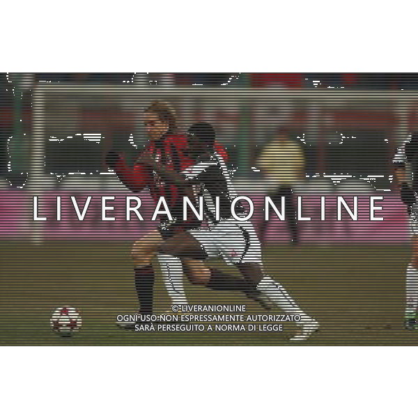 MILANO,26-01-05 DFP/ FOTO GIORGIO RAVEZZANI COPPA ITALIA MILAN-UDINESE: MASSIMO AMBROSINI AG ALDO LIVERANI SAS